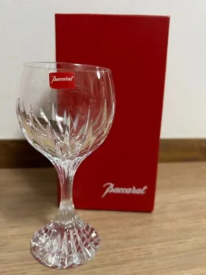 Buy Baccarat Massena Wine Crystal Glass Cup Clear Tableware Drinkware W/ Box New • 163.27£
