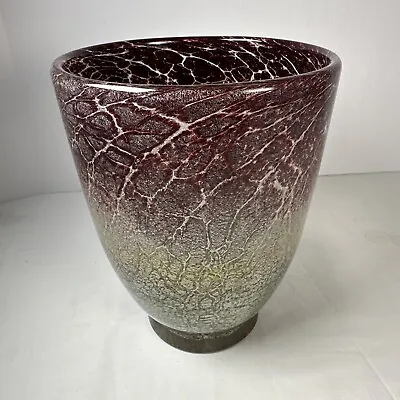 Buy WMF Ikora Karl Wiedmann Antique Modernist Art Deco Art Glass Vase Germany • 151.79£