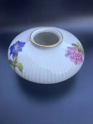 Buy Vintage Thomas Germany Porcelain Ribbed Floral Posy Vase • 8£
