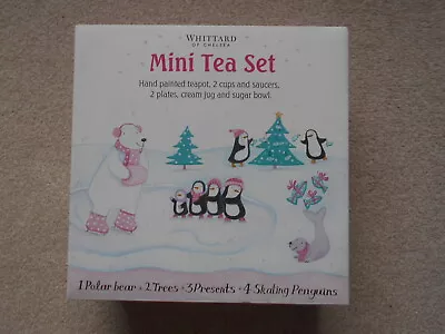 Buy PENGUINS Mini, Miniature Children's China Tea Set WHITTARD Liz Pichon CHRISTMAS • 19.99£