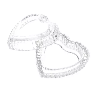 Buy Classic Crystal Heart-Shaped Ring Box - Ideal For Engagement Rings • 12.15£