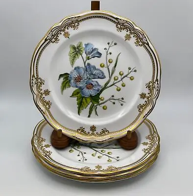 Buy Set Of 4 Spode Fine Bone China STAFFORD FLOWERS Salad Plates Made In England • 504.47£
