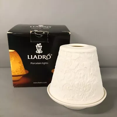 Buy Lladro Porcelain Lights Tealight Holder #01017337 White Homeware Boxed Gift -CP • 9.99£