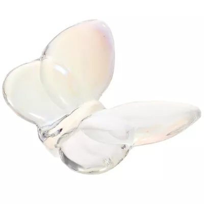 Buy Crystal Butterfly Statue Glass Cut Ornament Hand Blown Sculpture-QH • 14.78£