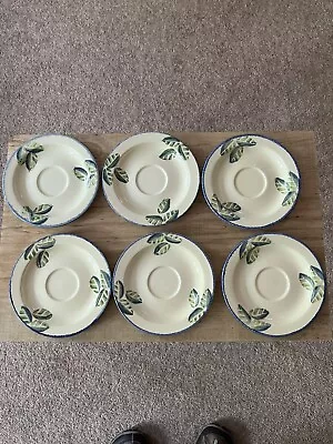 Buy 6 X Poole Pottery Dorset Fruits Saucers 6  • 6£