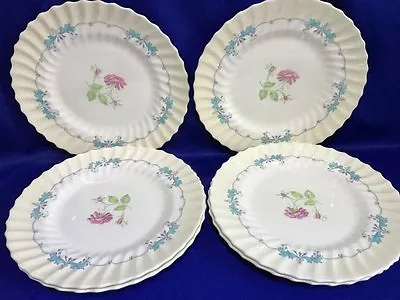 Buy Beautiful Royal Doulton 'Picardy' 6 X 10  Dinner Plates (H4855) • 45£