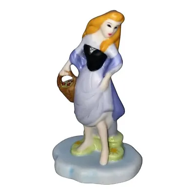 Buy Disney Porcelain Figurine Sleeping Beauty Princess Ornament Collectible Grolier • 7.95£