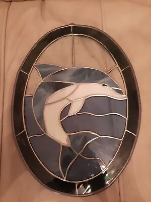 Buy Dolphin Stained Glass Suncatcher  • 142.08£