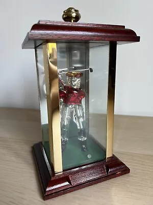 Buy Rare Heritage Sculpture Golfer Model In Glass Case Art Glass Trophy • 79.99£