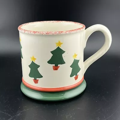 Buy Vintage 90s Laura Ashley  Trees  Christmas Mug Cup Tea Coffee Cute Design 1994 • 19.99£
