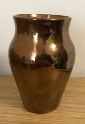 Buy Creigiau Pottery Vase Copper Lustre Cardiff Wales - Studio Pottery • 6.99£
