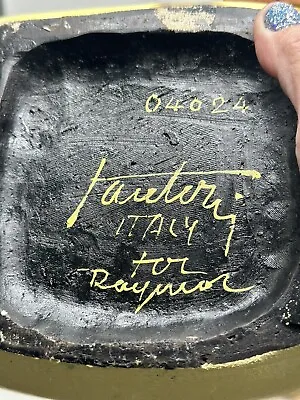 Buy Signed Marcello Fantoni Pottery Italian Drip Lava Glaze Vase For Raymor Italy • 546.46£