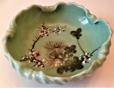 Buy Gorgeous Handcrafted Hand Finished Celadon Glazed Oriental Stoneware Dish Bowl • 24.95£