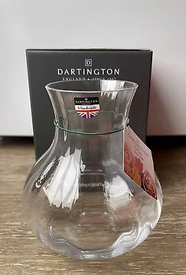 Buy Dartington Glass Beautiful Shaped FLORA Collection Roses Vase ~ Rare ~ New Box • 19.99£