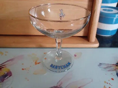 Buy Babycham Glass Vintage 1950s Hexagonal Stem Champagne Glass Coupe • 9£