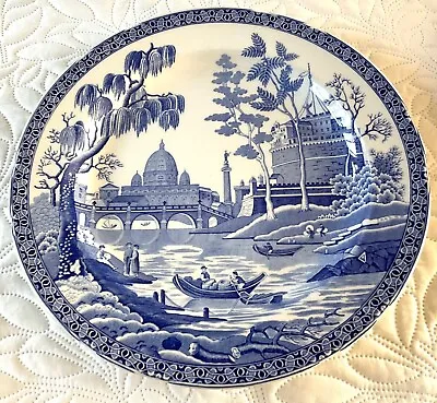 Buy Beautiful Spode Blue Room Plate Entitled Rome • 10£