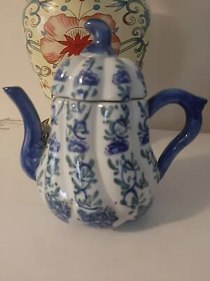 Buy 7  Chinese Made In China Pumpkin Shaped Porcelain Teapot • 20£