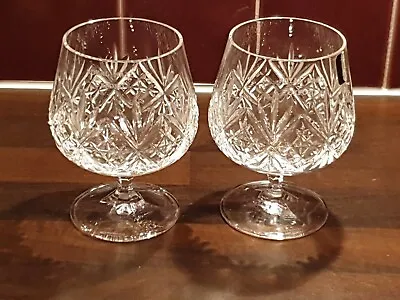Buy 2x Royal Mail Oxford Presentation Edinburgh Crystal Brandy Glasses *SUPPORTS NHS • 24.99£