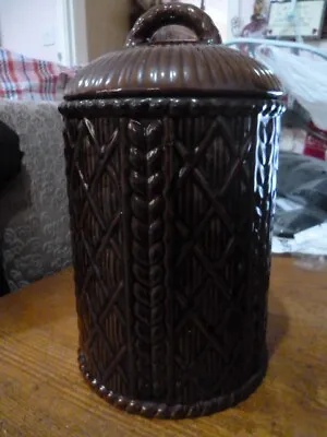 Buy Vintage TAUNTON VALE Corndolly Pottery Large Storage Jar 10 Inch • 10£