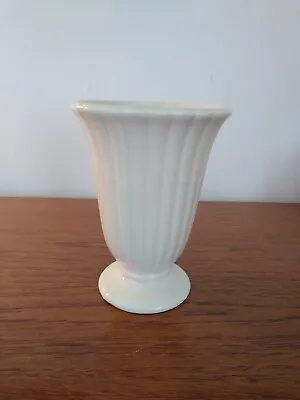 Buy Vintage Dartmouth Pottery Cream  Vase /Urn 1960s (16cms Tall) • 16.50£