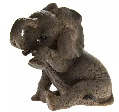 Buy Realistic Leonardo Missing You Elephant Ornament Statue Out Of Africa Range • 13.99£