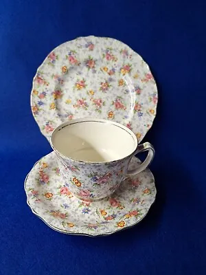 Buy Lovely Vintage Royal Winton Eleanor Roses Chintz Floral Trio Excellent • 5.50£