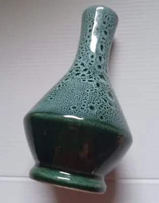 Buy Vintage Bermuda Pottery Green Bud Vase  Glazed • 15.17£
