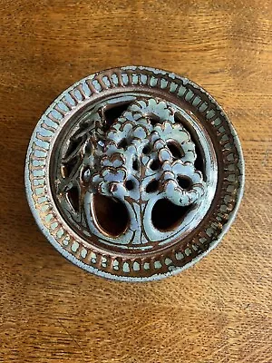Buy Simon Eeles - Shepherds Well Pottery Potpourris Dish With Cover Tree Design. • 14.99£