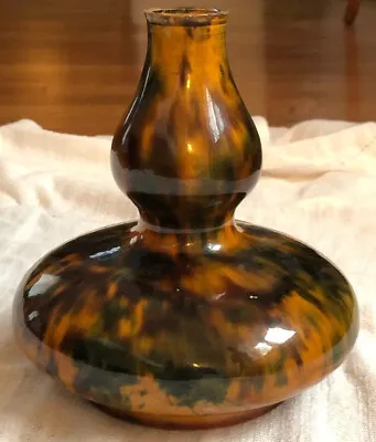 Buy Antique Dunmore Pottery Vase Arts & Crafts Gourd Shape Earthy Colors Scotland • 215.78£