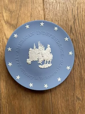 Buy Wedgwood Jasperware Blue Plate American Independence Victory At Yorktown • 10£