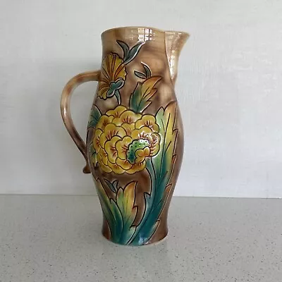 Buy FALCON WARE “Dovedale” JUG Hand Painted Yellow Flowers • 12£