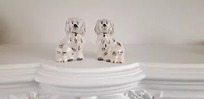 Buy Pair Of Beswick Staffordshire Miniture English Spaniel Dogs 3.5” (Rare) • 89.95£
