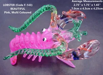 Buy BEAUTIFUL Glass CRAB HERMIT CRAB LOBSTER NATURAL SHELL Glass Figure Glass Animal • 7.99£