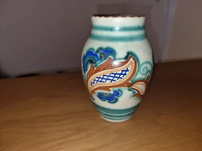 Buy Vintage Collard Honiton Pottery Vase Art Hand Painted • 12.99£
