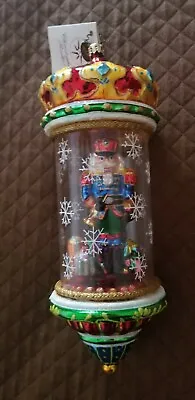 Buy Rare Christopher Radko Crystal Cracker Nutcracker Blown Glass Christmas Ornament • 1,225.92£