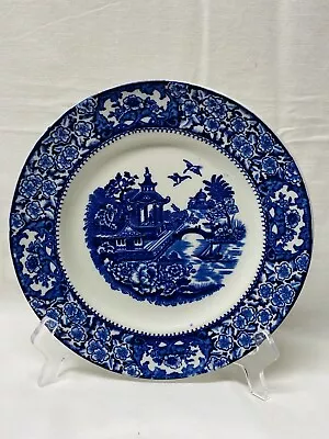 Buy Old Avon Ware Blue & White Willow Pattern Salad Plate 8.5  / 22cm • 15£