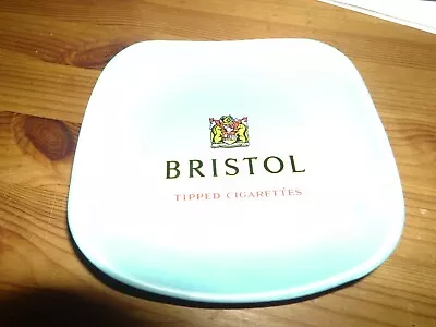 Buy Tobacco Memorabilia - Bristol Tipped Cigarettes - Pottery Ashtray - Ex Cond • 4.65£