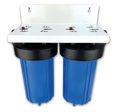 Buy Double Big Blue 10  Jumbo High Flow Water Filter Housing By Finerfilters • 64.95£