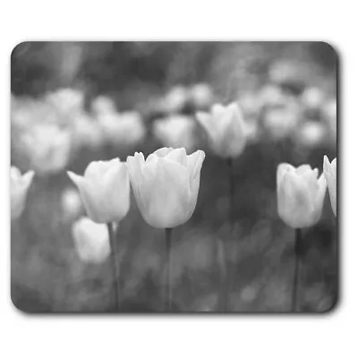 Buy Rectangle Mouse Mat BW - Tulips Field Flower Flowers  #37260 • 5.99£