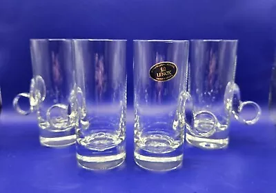 Buy Set Of 4 Vintage Lenox Irish Coffee Glasses Hand-Blown Lead Crystal 1977 • 37.72£