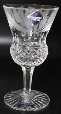 Buy Edinburgh Crystal Thistle Pattern - Sherry Port Glass - Signed 4 1/2  • 31.63£