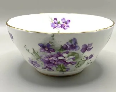 Buy Hammersley Victorian Violets England's Countryside Large Open Sugar Bowl Ex.cond • 25£