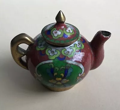 Buy Cloisonne Miniature Teapot • 9.99£