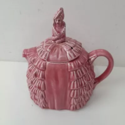 Buy Sadler Ye Daintee Laydee Teapot Porcelain Pink No.824541 19x18cm Vintage -WRDC • 7.99£