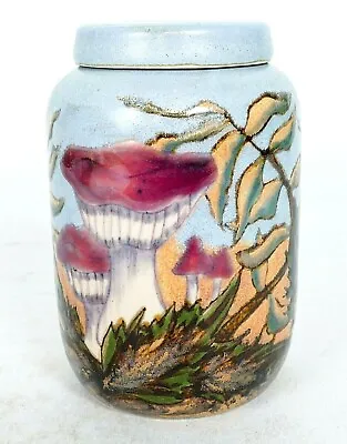 Buy Cobridge Stoneware Small Jar & Cover Toadstool Design. Made In England 1999!  • 195£