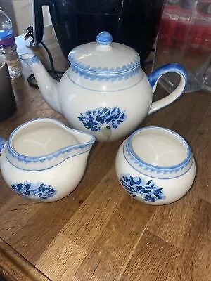 Buy Laura Ashley Braemore Teapot Creamer And Sugar Pot  • 12.99£