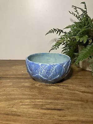 Buy Blue Leaf Pattern Bowl T.F &Son Harmony Phoenix Decorative Vintage Home Decor • 15£