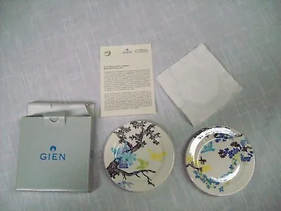 Buy Vintage And Rare GIEN France - Set Of Two DELICES DE JOUY Plates - MINT IN BOX • 56.58£