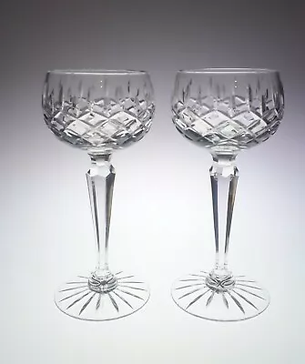 Buy M13-4 Pair  TYR1 Tyrone Lismore Look A Like 7 3/8   Hock Wine Glasses   • 45£