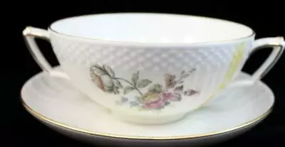 Buy Royal Copenhagen FRIJSENBORG Cream Soup Bowl W/Saucer Pc 1872-J 910 GREAT COND • 34.98£